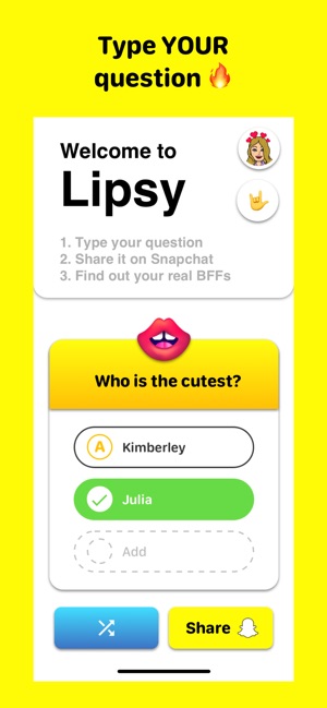 Lipsy: Snap Quizz+(圖1)-速報App