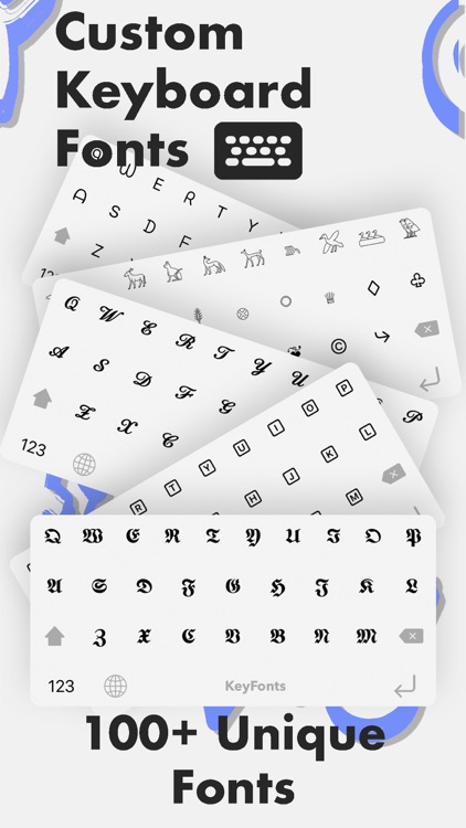 Keyboard Fonts - Cool Font App screenshot-0