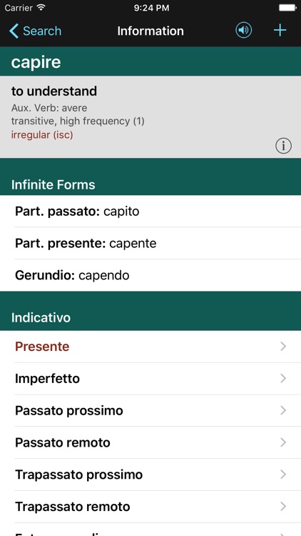 Italian Verbs & Conjugation L