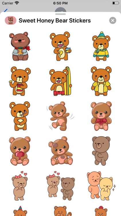 Sweet Honey Bear Stickers