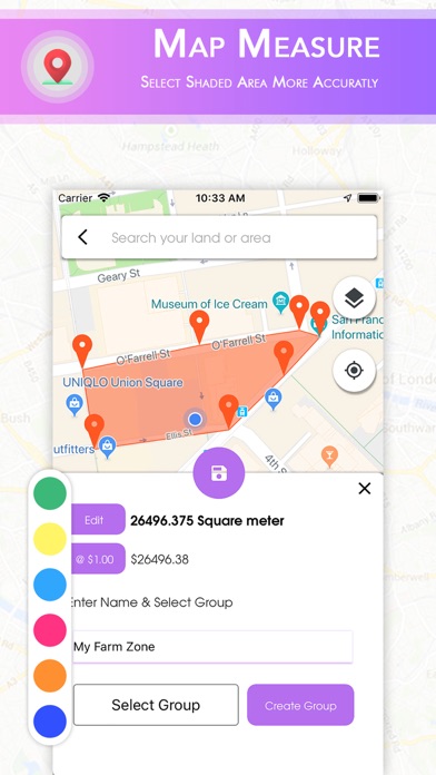 Map Measure:GeoMap Calculator screenshot 2