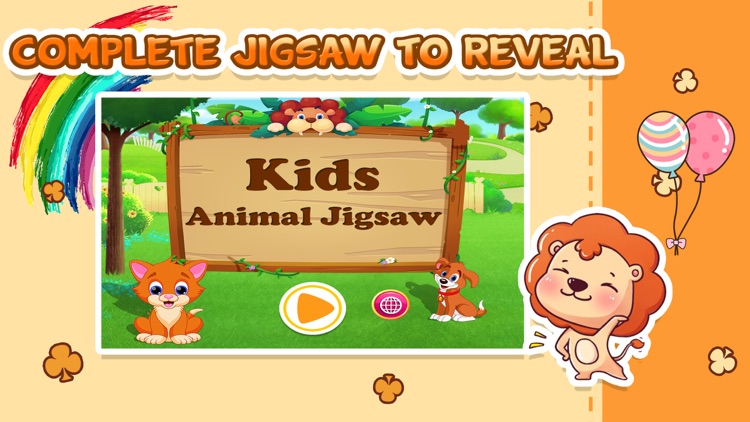 Kids Animal Jigsaw screenshot-3