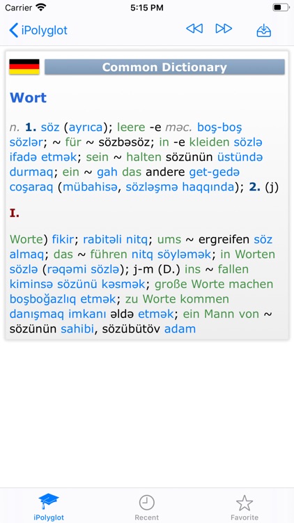 iPolyglot Azerbaijani - German