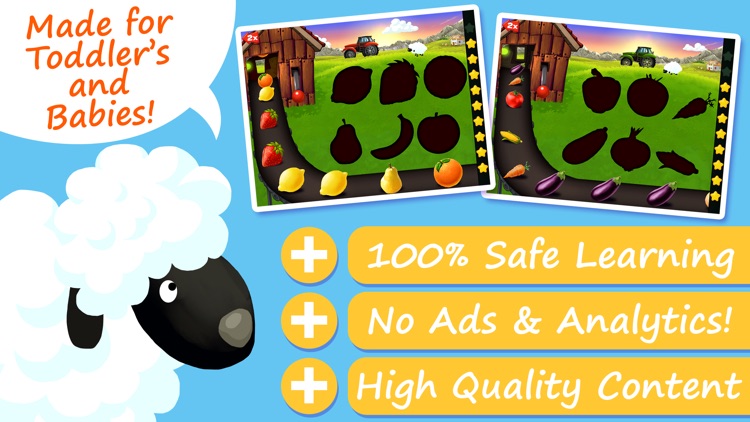 Farm Puzzles - Shapes & Colors screenshot-0