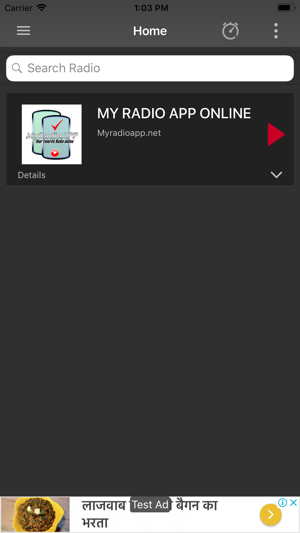 My Radio App Online