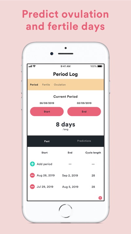 Bellabeat Period Diary screenshot-3