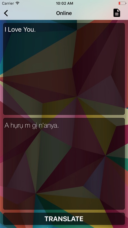 English To Igbo Translator