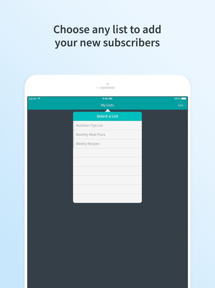 Atom - Subscriber Sign-up App