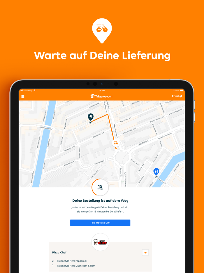 Takeaway.com - Schweiz