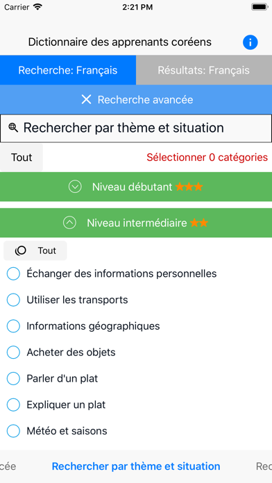 Screenshot #3 pour Dictionnaire des coréens