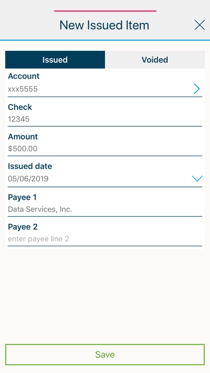 Nevada State Bank Positive Pay