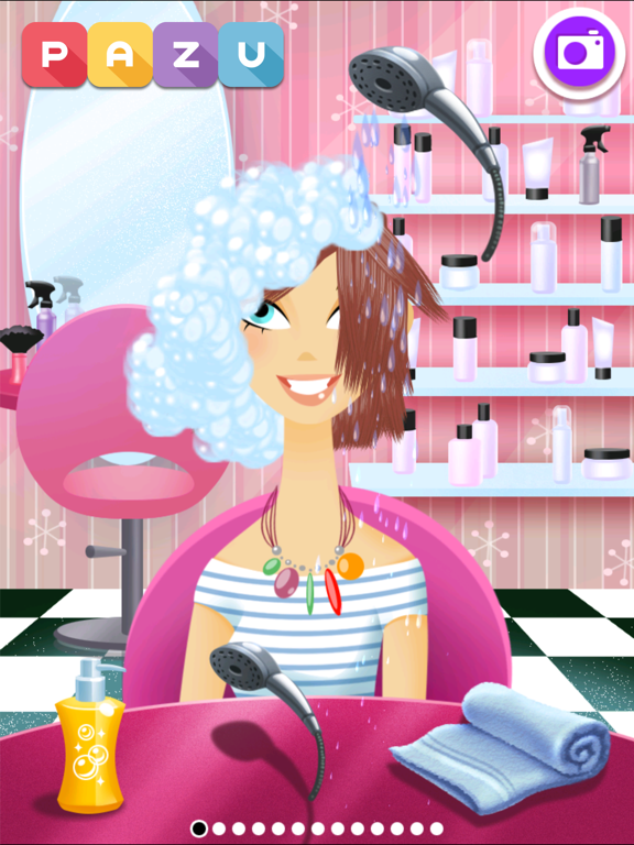 Girls Hair Salon By Pazu Games Ltd Ios United States - roblox hair salonspa cookie swirl c