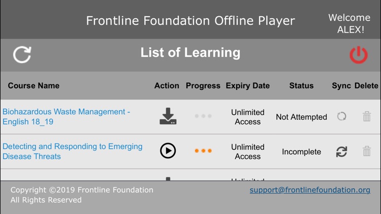 FrontLine Foundation mOLP