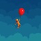 You guide a balloon through a series of challenging levels, trying to stack up as many people as you can on your way
