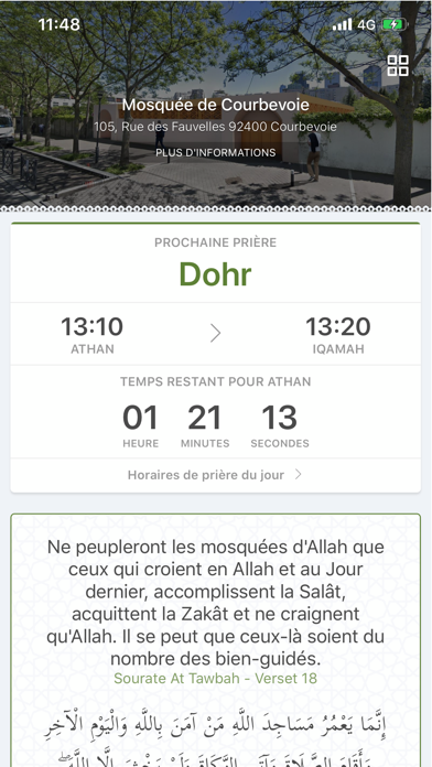 Mosquée Courbevoie screenshot 2