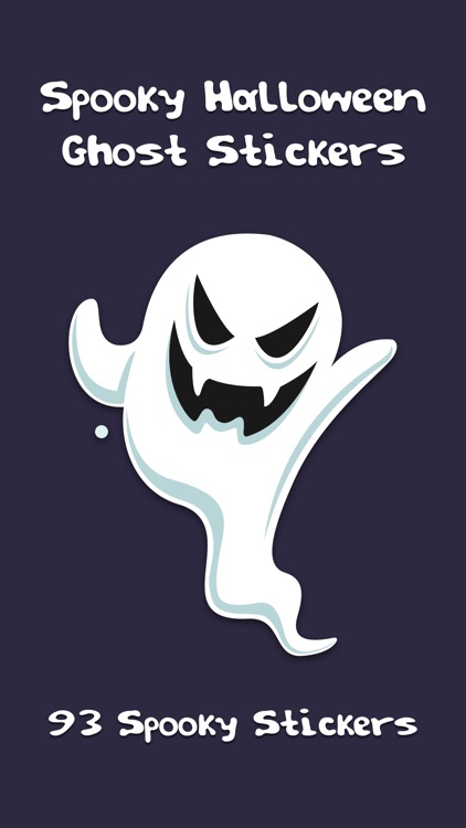 Spooky Halloween Ghost Sticker