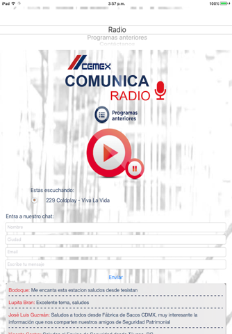 Cemex Radio screenshot 2