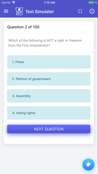 U.S. Citizenship Test Prep screenshot 2
