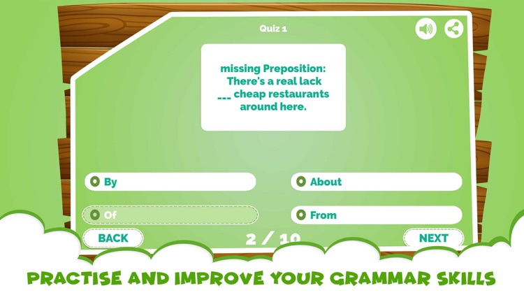 Learn Prepositions Quiz Games