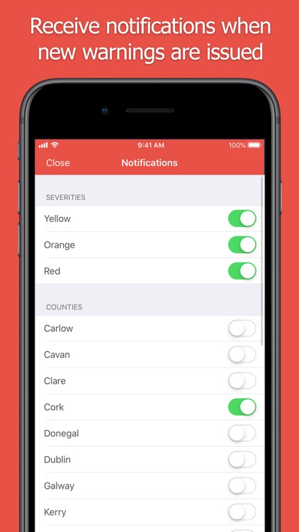 Irish Weather Warnings screenshot-3