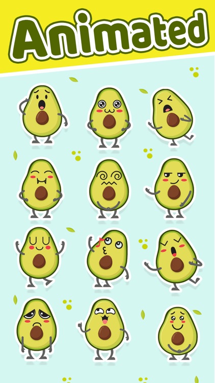 Avocado: Animated Stickers