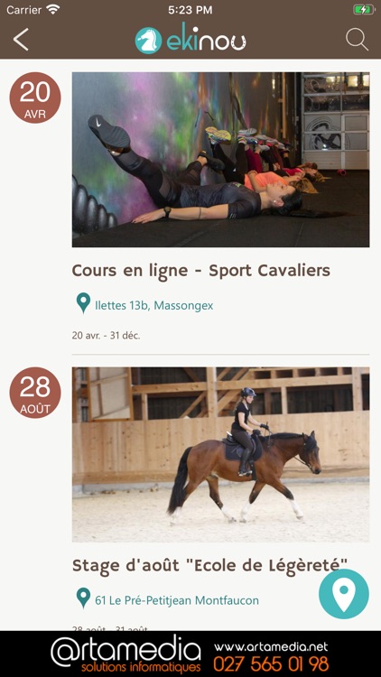 Ekinou - au service du cheval