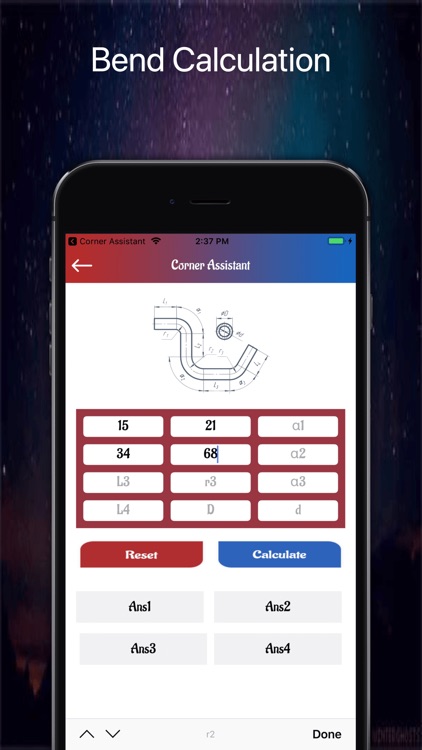 Bend Calculation