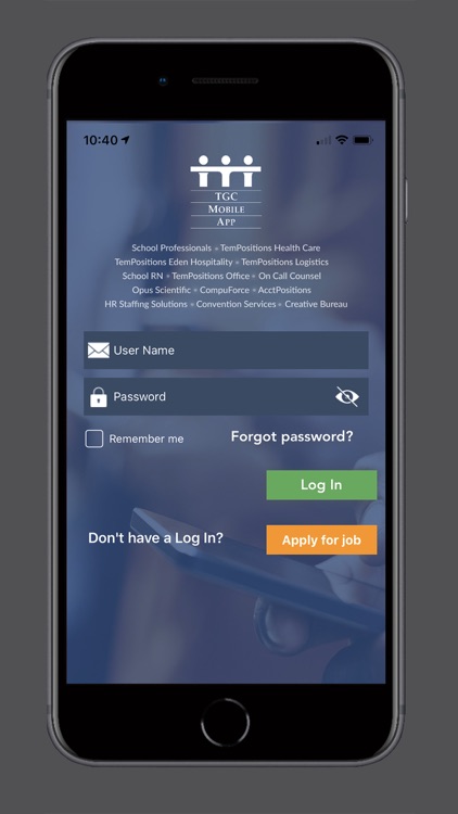 TGC Mobile App