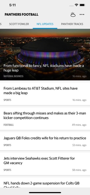 News for The Carolina Panthers(圖2)-速報App