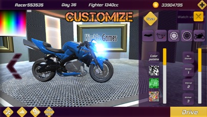 Drag Bikes 2 moto Drag racing screenshot 2