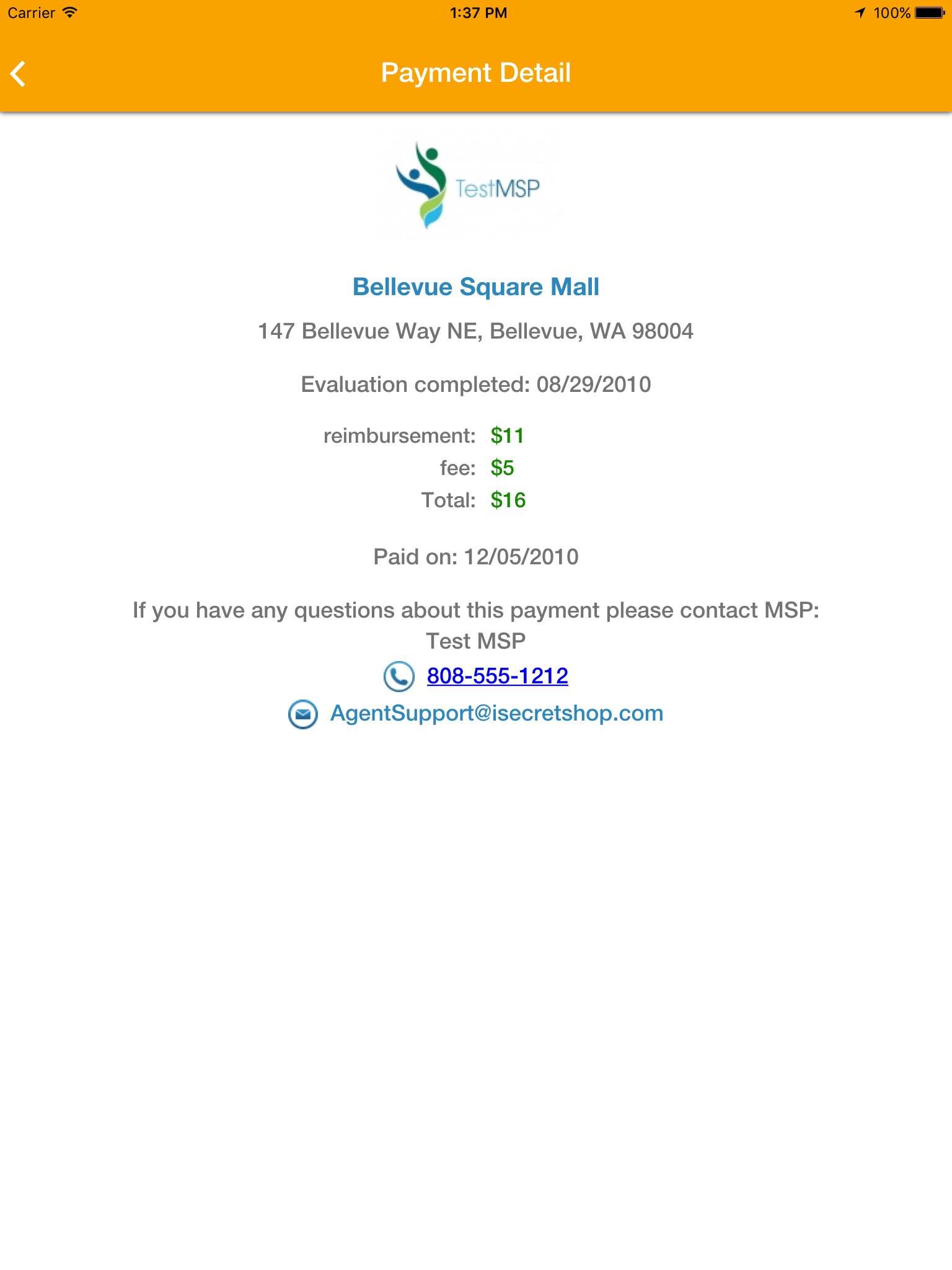 iSecretShop - Mystery Shopping screenshot 2