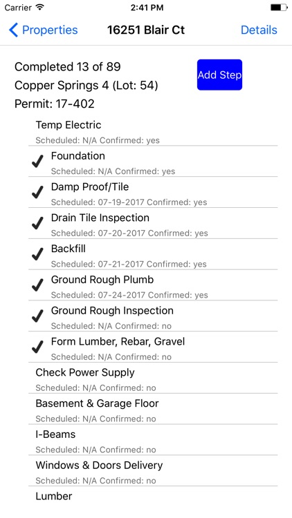 Builder Calendar