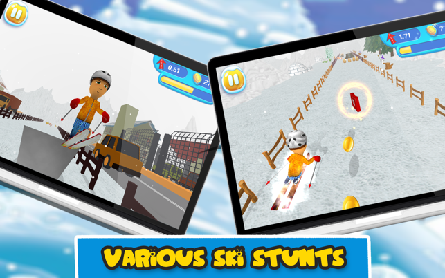 Crazy Snow Surfer SKI SAFARI(圖4)-速報App