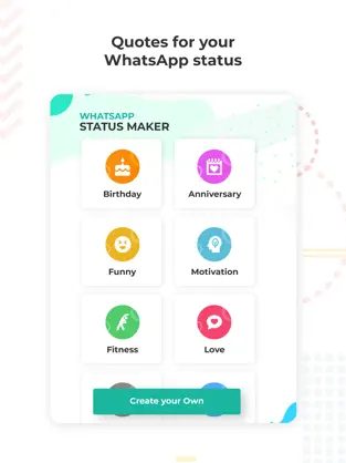 Imágen 1 Status maker for Whatsapp iphone