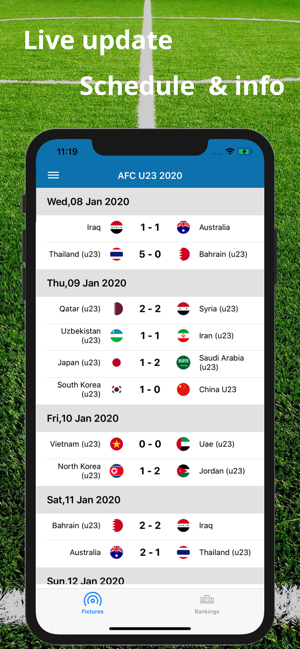 AFC U23 Championship 2020(圖1)-速報App