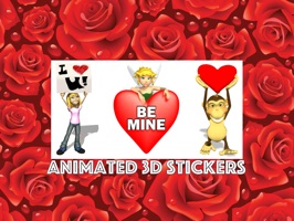 Show them how much you care when you include these cute animated stickers in your messages