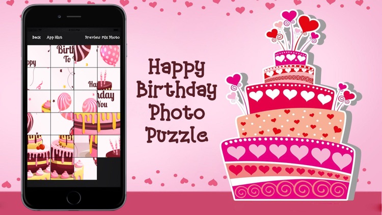 Happy Birthday Photo Puzzle screenshot-3