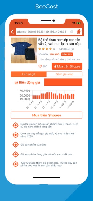 BeeCost Trợ lý Shopping Online(圖3)-速報App