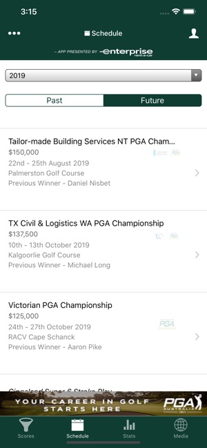 PGA Tour of Australasia(圖2)-速報App