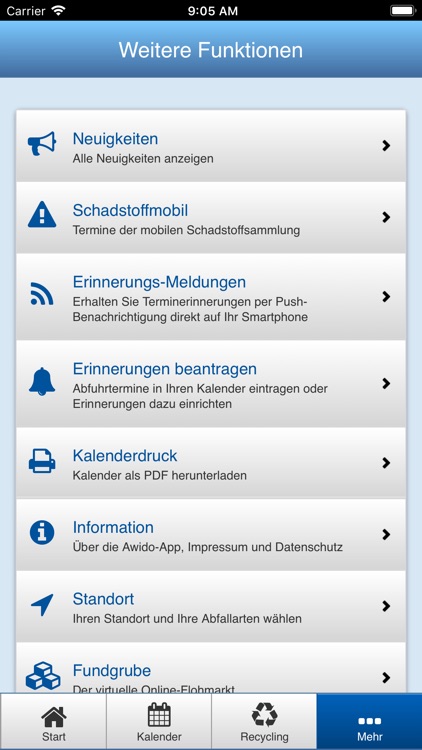 AWV-Nordschwaben Abfall-App by CubeFour GmbH