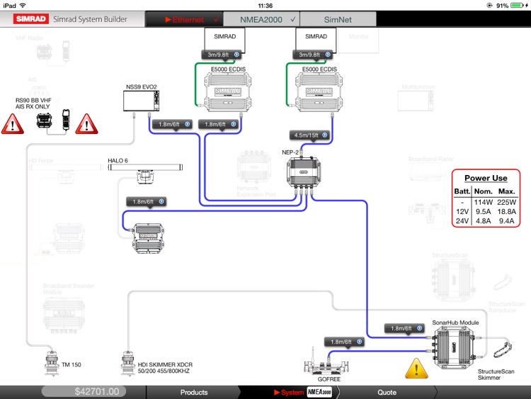 Simrad PRO System Builder