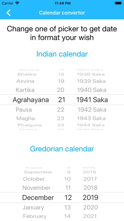 Indian and Gregorian calendar