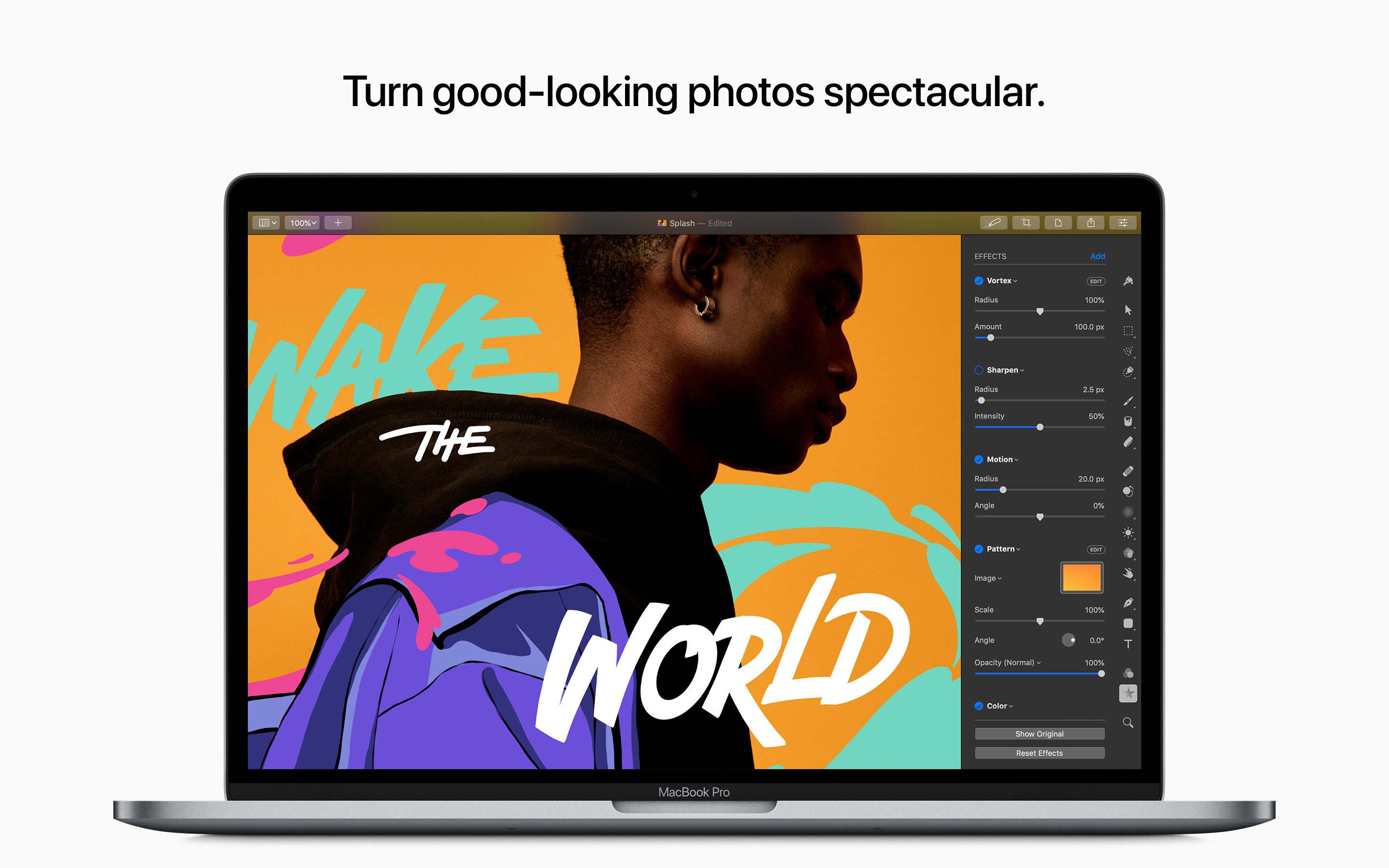 Screenshot do app Pixelmator Pro