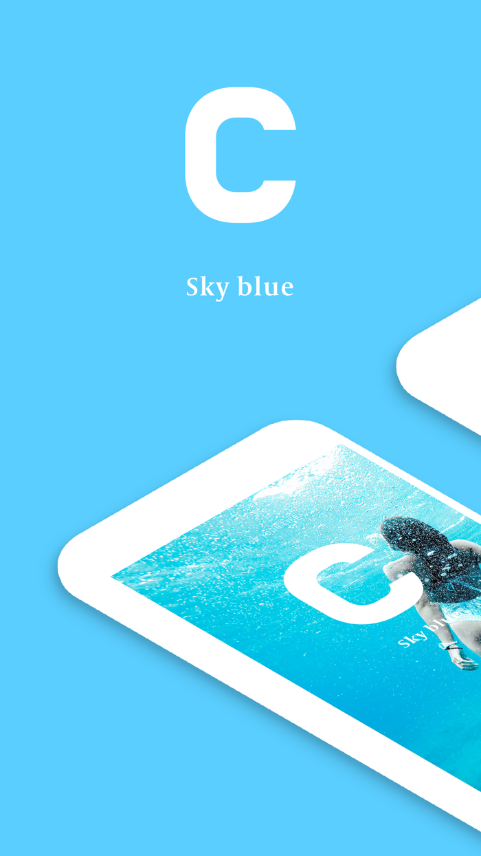 C - Sky blue
