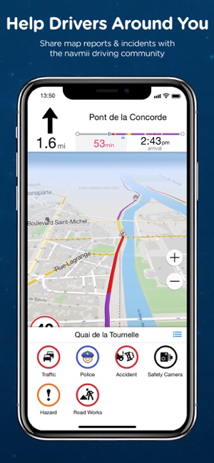 Navmii GPS 法国: 離線導航與交通流量(圖3)-速報App