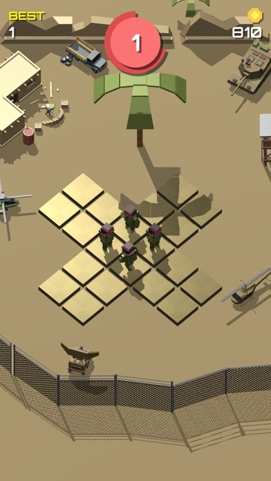 Pixel 3D - Soldier Games screenshot 3