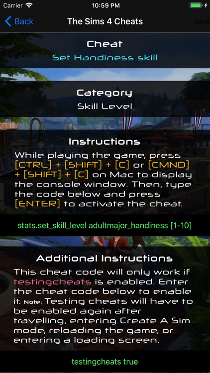 Cheat Guide for The Sims 4