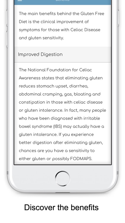 Gluten Free Diet Guide & List screenshot-3