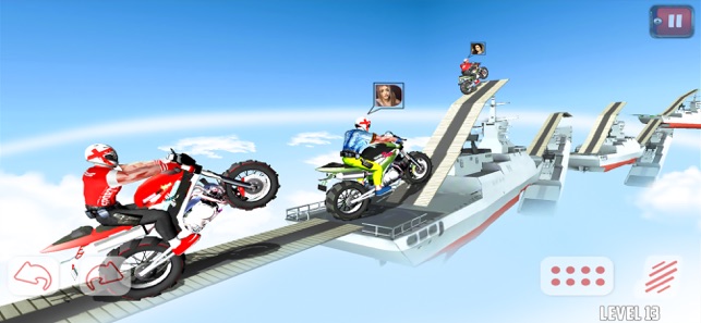 Dirt Bike Roof Top Racing Fun(圖3)-速報App