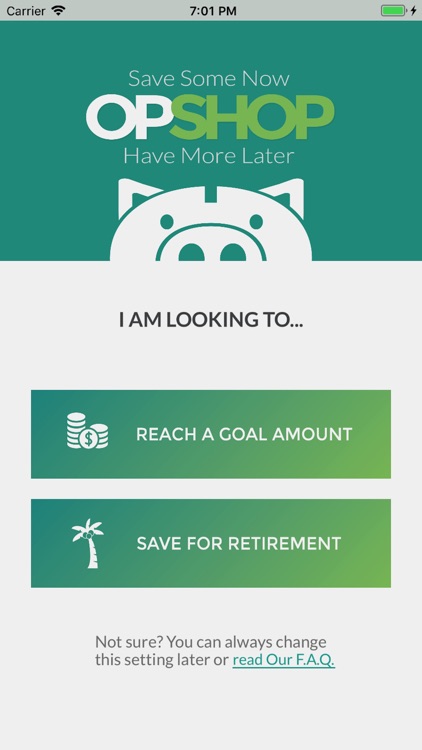 OpShop: Shop less, Invest More